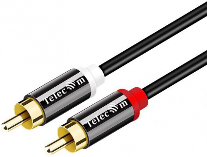    2xRCA (M) - 2xRCA (M),1.5m, TelecomPRO &lt;TAV7158M-1.5M&gt;  -