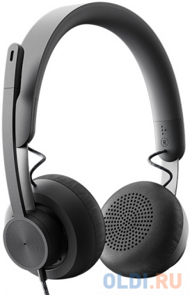  Logitech Headset Zone Wired Teams Graphite  