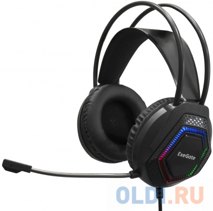    ExeGate Cosmos HS-704GL (  7.1,   2.5, RGB , USB , Color Box)  
