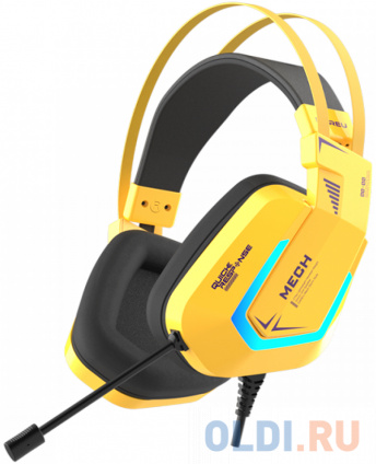     Dareu EH732 Yellow (),  USB,  RGB  -