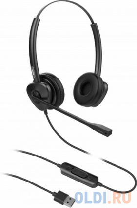 Fanvil HT302-U Fanvil, USB Headset, Leather cushions, 260 bendable boom arm, Dual Color LED Indicator, Supports ENC technology Noise Cancellation, USB Headset, Dual Headset   