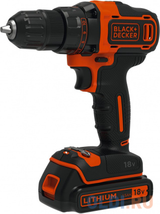  - BLACK & DECKER BDCDD186K1B-QW 18 0-360/0-1400 /, 2 Li-Ion . 1.5,   