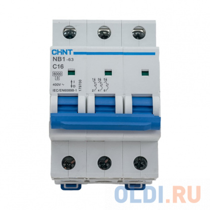  CHINT . . NB1-63 3P 16A 6 - C 179700  