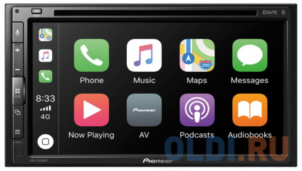   CD DVD Pioneer AVH-Z5250BT 2DIN 4x50   