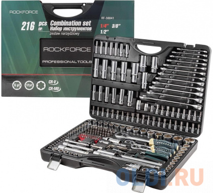  Rockforce   1/2&1/4&3/8DR  6- , 216  RF-38841(47698)  