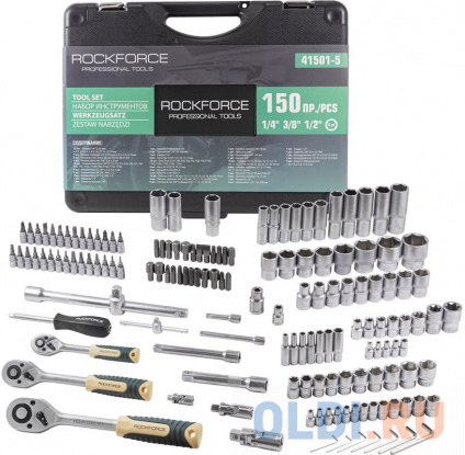  Rockforce   1/2&1/4&3/8DR  6- , 150  RF-41501-5(11889)  