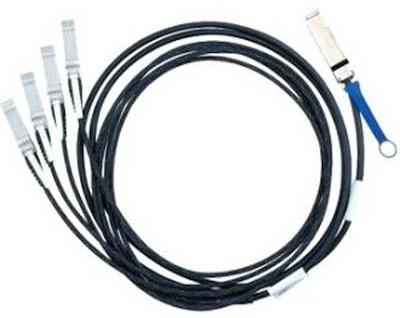   Mellanox passive copper hybrid cable ETH 40GbE to 4x10GbE QSFP to 4xSFP+ 3m MC2609130-003  