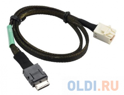   Supermicro CBL-SAST-0929 OCuLink 0.91 to MiniSAS HD,INT,PCIe NVMe SSD, 57CM, 34AWG. CBL-SAST-0929  --
