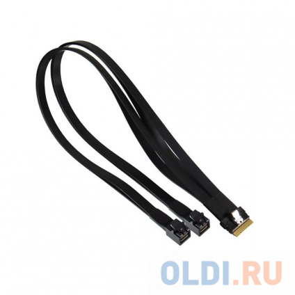  Supermicro CBL-SAST-1264-100 Slimline x8 (STR) to 2x MiniSAS HD x4,65CM,100 OHM,RoHS  --