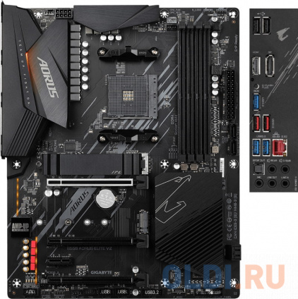    GigaByte B550 AORUS ELITE V2 Socket AM4 AMD B550 4xDDR4 3xPCI-E 16x 1xPCI-E 1x 4xSATA III ATX Retail (, /) (:    )  