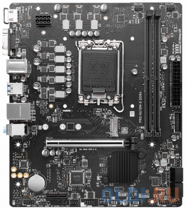    MSI PRO H610M-E DDR4 Socket 1700 H610 2xDDR4 1xPCI-E 16x 1xPCI-E 1x 4xSATA III mATX Retail (,  ) (:    )  