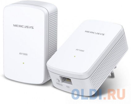  Mercusys MP500 KIT AV1000    Powerline,  HomePlug AV2, 1  ,  300   , Plug and Play  