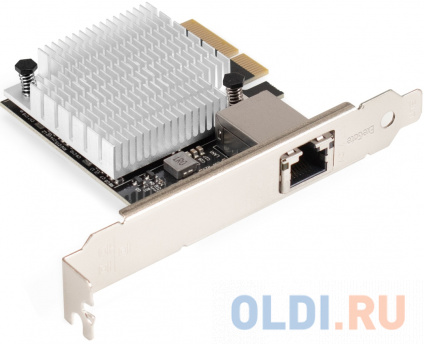    ExeGate EXE-107S (PCI-E x4 v3.0, 1xRJ45, UTP 100Mbps/1000Mbps/2.5Gbps/10Gbps Marvell AQC107S)   