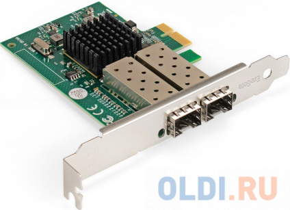    ExeGate EXE-82576-F2 (PCI-E x1 v2.0,  2xSFP, 10/100/1000Mbps, Gigabit Server NIC Intel Chipset 82576-F2)   
