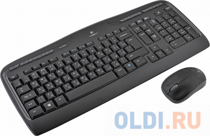    Logitech Wireless Combo MK330 Black USB(Radio)  -