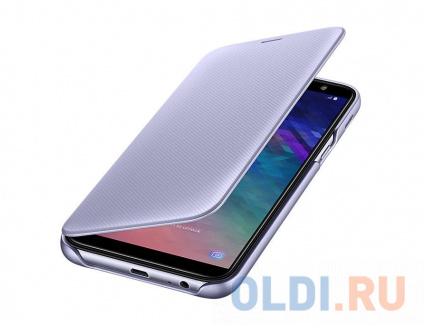  -  Samsung Galaxy A6 (2018) Samsung Wallet Cover Purple  -