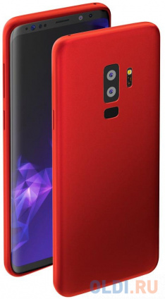  -  Samsung Galaxy S9+ Deppa Case Silk Red  