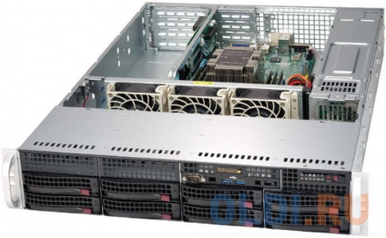  1xLGA 3647, TDP 70-205W, Intel C622, 6xDDR4, 8x3.5" Hot-swap, SATA3 (6Gbps); RAID 0, 1, 5, 10, 5xPCI-E 3.0 x8, 2xRJ45 10GBase-T, 1xRJ45 IPMI, 5xUSB 3.0, 7xUSB 2.0, 1xVGA, 2 COM   