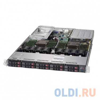     SuperMicro SYS-1029U-TR4 1U, 2xLGA3647 (up to 205W), iC621 (X11DPU), 24xDDR4, up to 10x2.5 HDD, 4x1GbE, 2x PCIEx16, 1x PCIEx8 LP, 1x PCIEx8 internal LP, 2x 750W  --