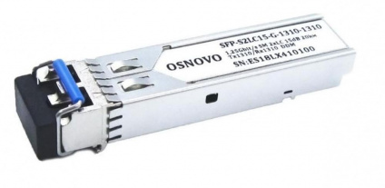  OSNOVO SFP  SM,  ,  2*LC, 1,25 /c,  20, Tx:1310/Rx:1310, DDM  
