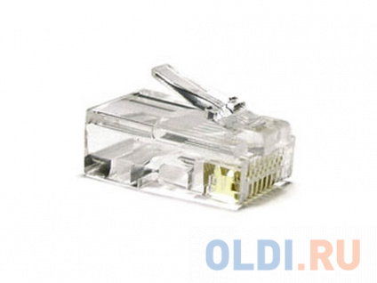   Hyperline PLUG-8P8C-U-C6  RJ-45 8P8C  6   
