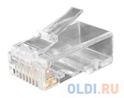   Hyperline (PLUG-8P8C-UV-C6-100) UTP .6 RJ45  (.:100)  -