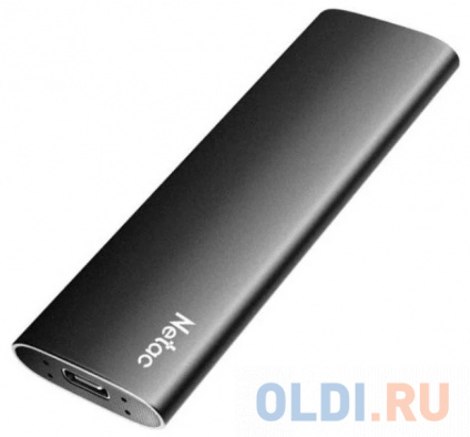   SSD Netac 250Gb Z SLIM &lt;NT01ZSLIM-250G-32BK&gt; (USB3.2, up to 520/480MBs, 10029.59mm, Black)  
