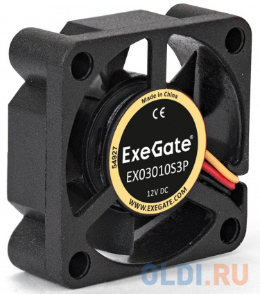  Exegate EX281210RUS  ExeGate Mirage-S 30x30x10  , 8000 RPM, 23, 3pin   