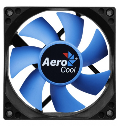   Aerocool Motion 8 Blue-3P 80x80mm 3-pin 25dB 90gr LED Ret  