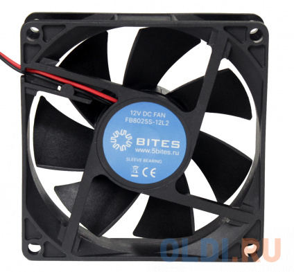  5bites  FB8025S-12L2 80X25 / SLEEVE / 2000RPM / 2P  
