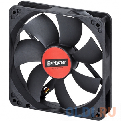  Exegate EX283376RUS  ExeGate ExtraSilent ES08025H3P, 80x80x25 , Hydraulic bearing (), 3pin, 1800RPM, 21dBA  