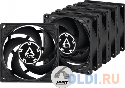    ARCTIC P8 PWM PST Value Pack (Black/Black) - retail (ACFAN00154A) (702072)  -