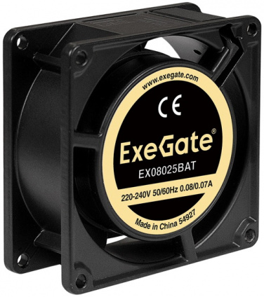  Exegate EX288998RUS  220 ExeGate EX08025BAT (80x80x25 , 2-Ball ( ), , 2600RPM, 32dBA)  -