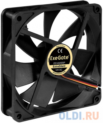   140  140  Exegate ExtraSilent ES14025B3P 3 pin 1   