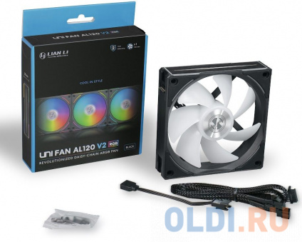 LIAN LI UNI Fan ALV2 120 Single Black aRGB PWM 120mm 2000RPM (1pcs)   