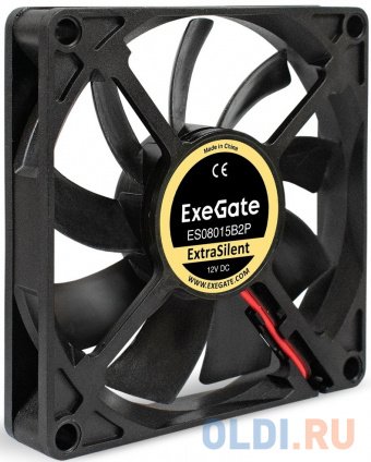   80 x 80  Exegate ES08015B2P 2 pin 1  