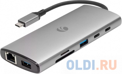   TypeC--&gt;PD+2USB-C3.1+2USB-A3.0+2HDMI2.0+RJ45(1Gb)+SD3.0+TF3.0 &lt;CUE68&gt;   