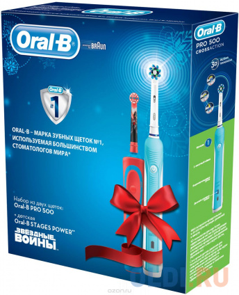    Braun Oral-B PRO 500 + Oral-B Stages Power   /  