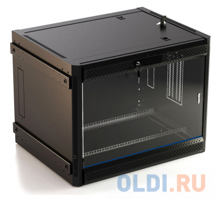  Hyperline TWB-FC-1266-GP-RAL9004   19- (19&quot;), 12U, 650x600x600 ,      ,   ,     ,   RAL 9004   