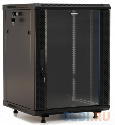  Hyperline TWB-1566-GP-RAL9004   19- (19&quot;), 15U, 775x 600 600,      ,   ,   (RAL 9004) ()   