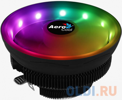   () Aerocool Core Plus Soc-FM2+/AM2+/AM3+/AM4/1150/1151/1155/ 4-pin 15-25dB Al 110W 305gr LED Ret  -