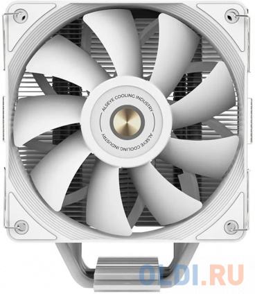  CPU Cooler N120-W, Universal socket, TDP 180W, 4* heat pipe, dem: 130*76*156mm FAN 120mm ARGB 0.095-0.3A, 800~1800RPM, 31.18-73.96CFM , WHITE, RTL  