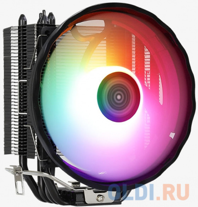   () Aerocool Rave 4 ARGB PWM 4P Soc-AM5/AM4/1151/1200/1700 4-pin 18-27dB Al+Cu 130W 570gr LED Ret   