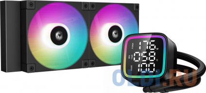     Deepcool LD240 ARGB Soc-AM5/AM4/1151/1200/1700  4-pin 38.71dB Al 1476gr Ret  -