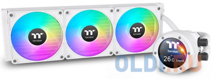     Thermaltake TH360 V2 Ultra EX Snow ARGB Soc-AM5/AM4/1151/1200/1700  4-pin 28.5dB Al+Cu LCD Ret (CL-W426-PL12SW-A)  -