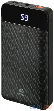    Digma Power Delivery DG-20000-PL-BK Li-Pol 20000mAh 3A+3A  2xUSB  