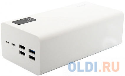  Perfeo Powerbank MOUNTAINS 50000 mAh/LED /PD + QC 3.0/Type-C/4 USB/: 3A, max 22.5W/White (PF_B4888)  