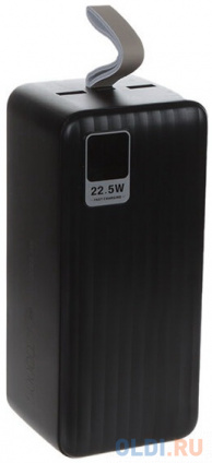 Perfeo Powerbank WATERFALL 50000 mAh/LED /PD + QC 3.0/Type-C/2 USB/: 5A, max 22.5W/Black (PF_D0186)  