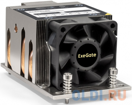   ExeGate ESNK-P0063AP4.PWM.2U.SP3.Cu (Al+Cu, 2U, 4 . , LGA SP3, TDP 240W, PWM, 1600-6800RPM, 2 ball bearing, 4pin, 54,3db, 440,  ,  , Retail box)  
