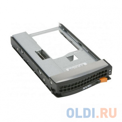  Tool-less Black gen-5 3.5-to-2.5 NVMe drive tray, Orange tab  